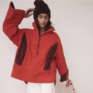 Free People Movement Climber Fleece Oversized Plush Pullover Ski Jacket, Small